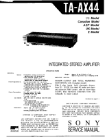 Sony TA-AX44 - Service Manual 